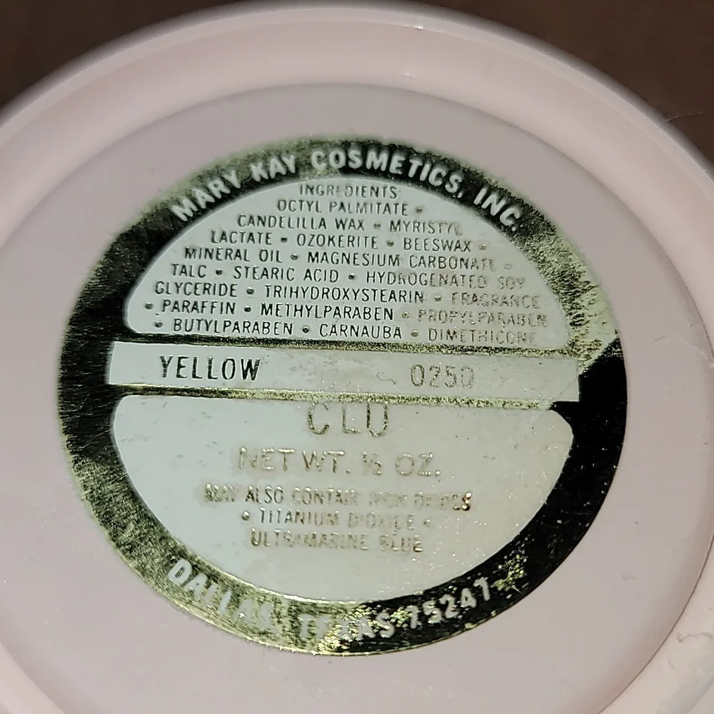 Vintage Mary Kay Day Radiance Formula 1 Yellow Creamy Foundation 0.5 oz OldStock
